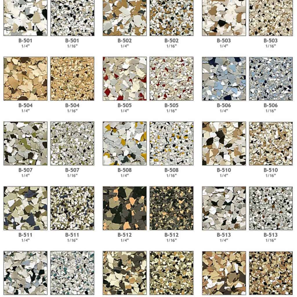 Epoxy floor colors mesa az